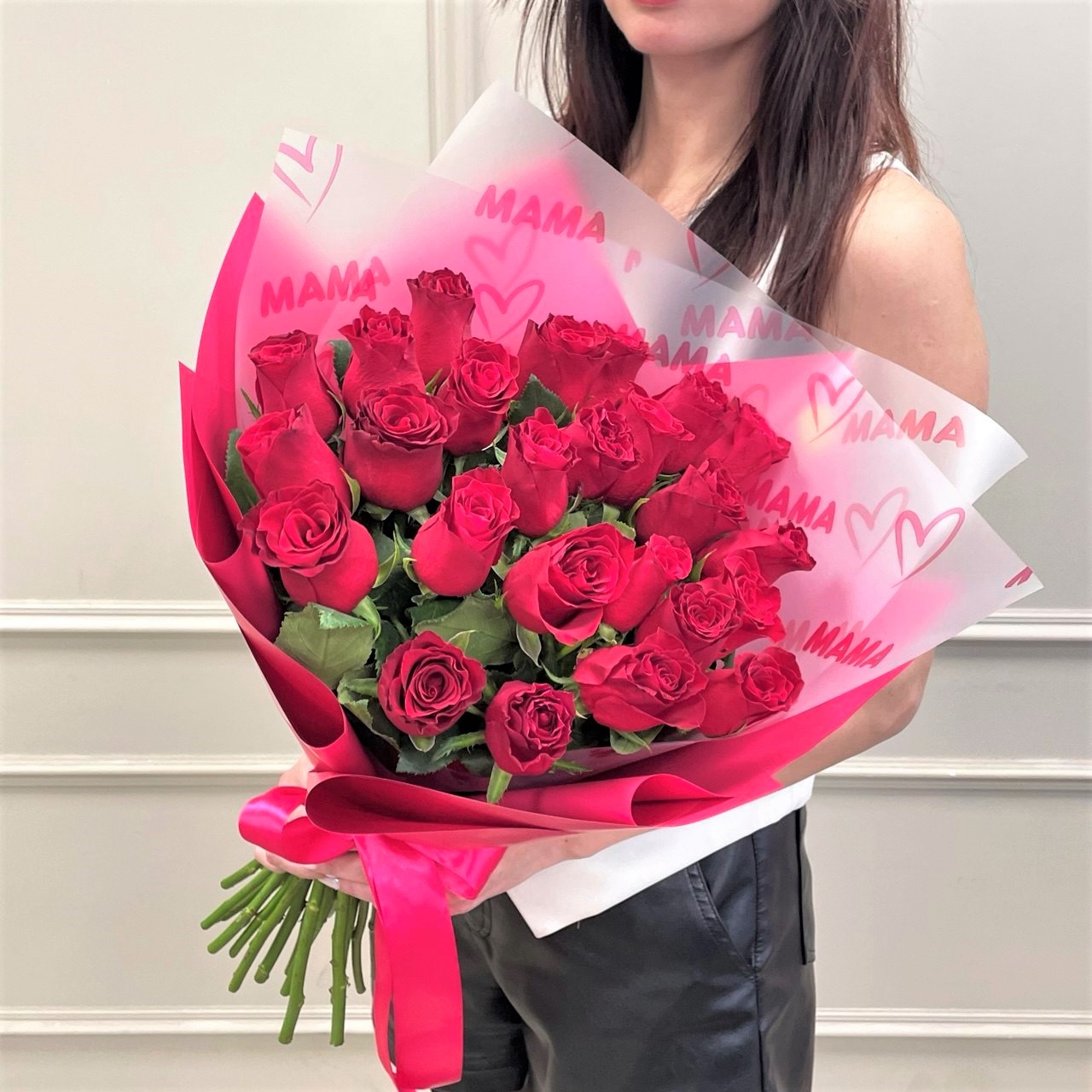Букет из 25 роз Кения