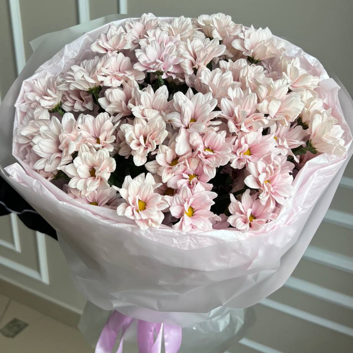 Моно букет из хризантем (предзаказ)