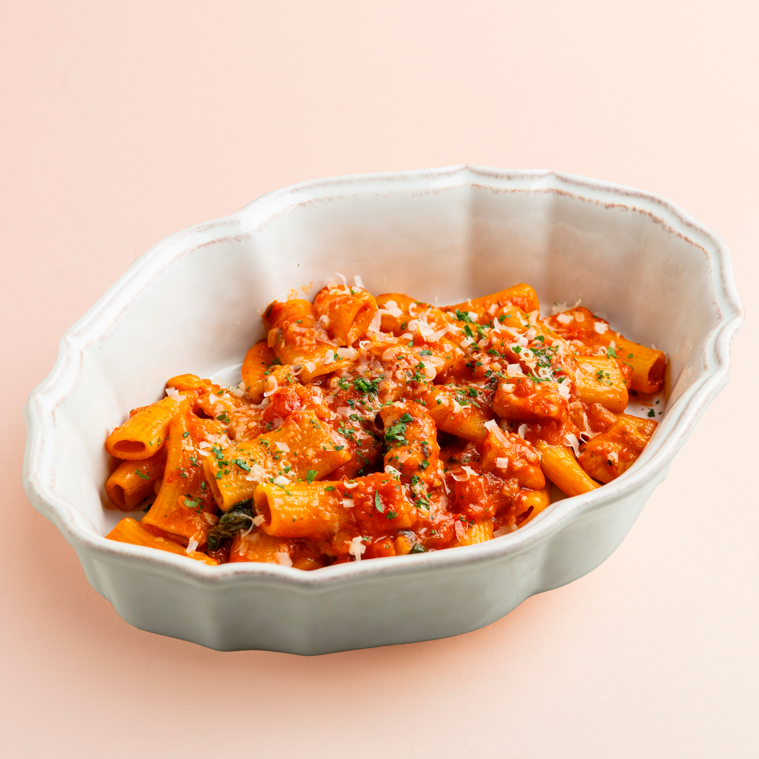 Паста Аррабиата с цыпленком