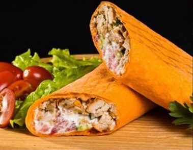 Шаурма сырная с курицей