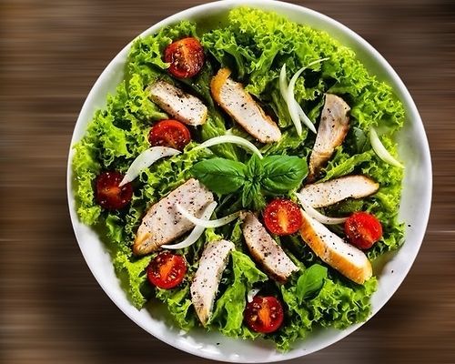 Салат цезарь с курицей