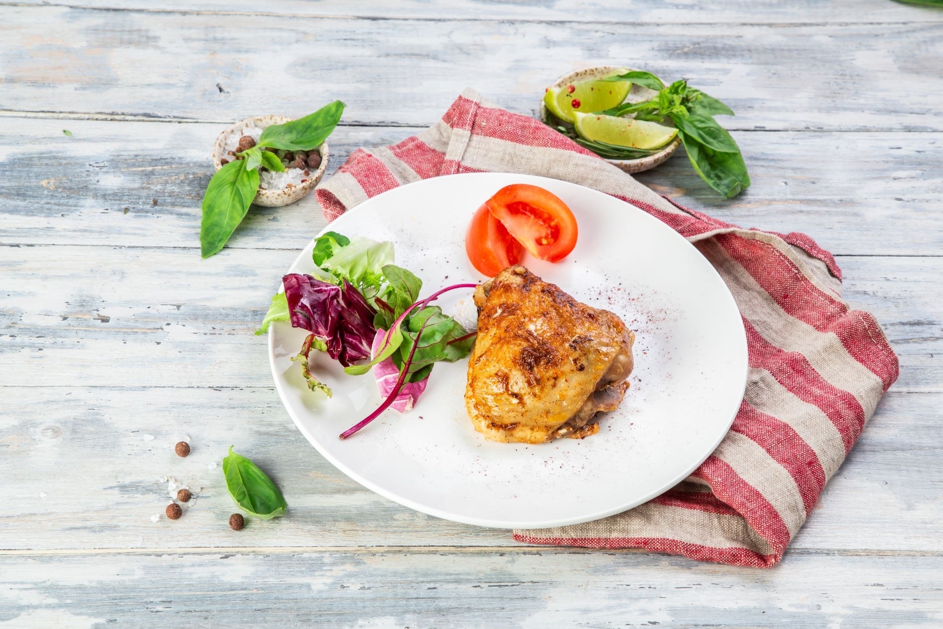 Бедро куриное жареное