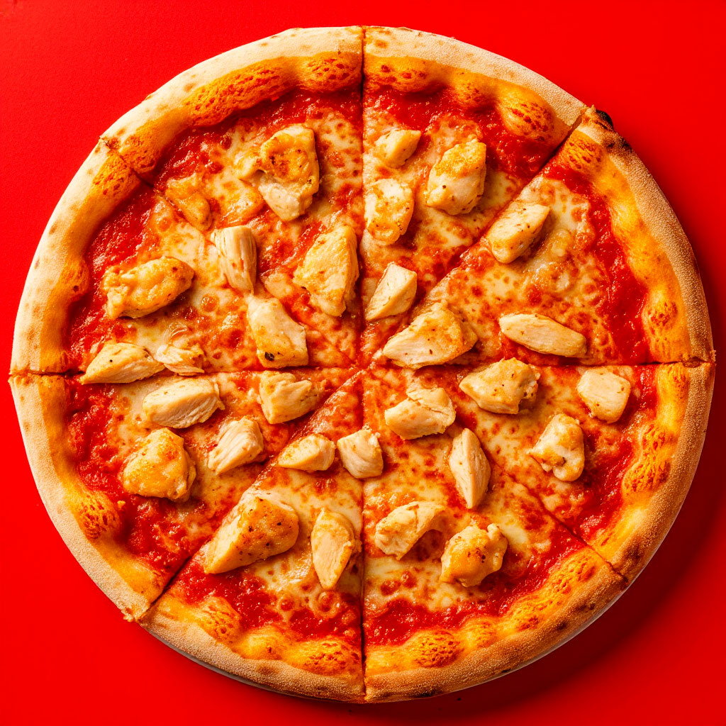 Пицца с курицей 25 см