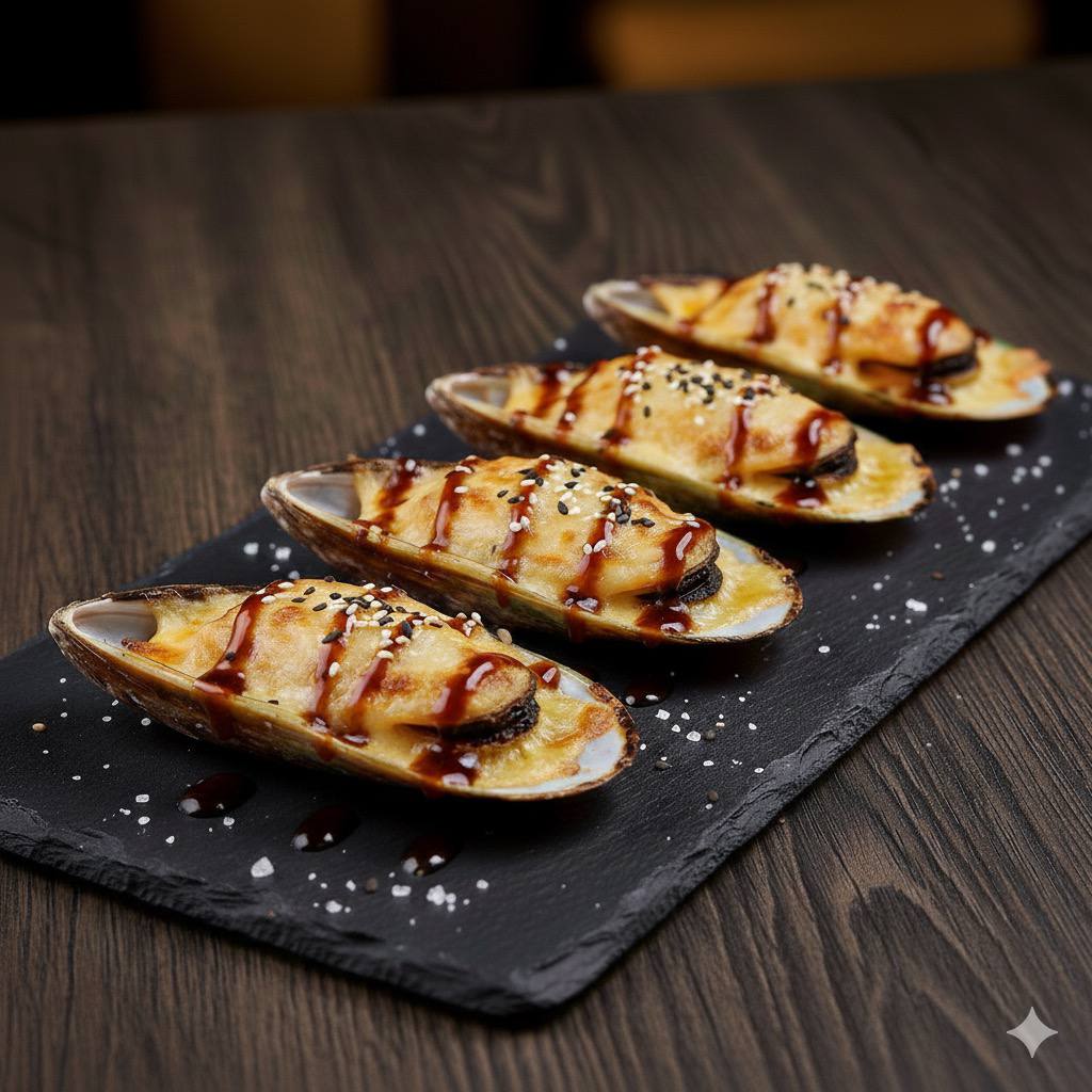 Запечённые Мидии