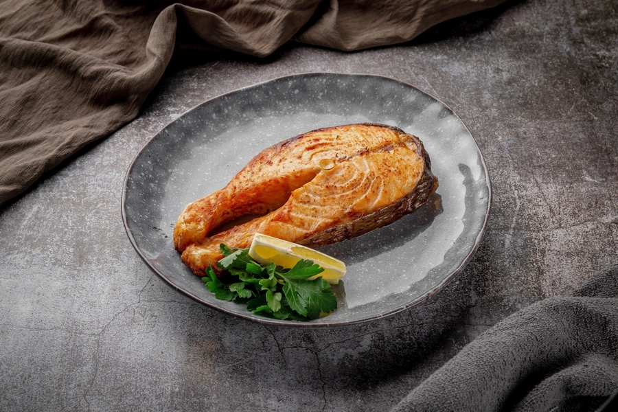 Стейк лосось