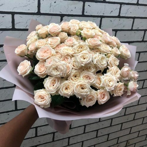 29 кустовых пионовидных роз