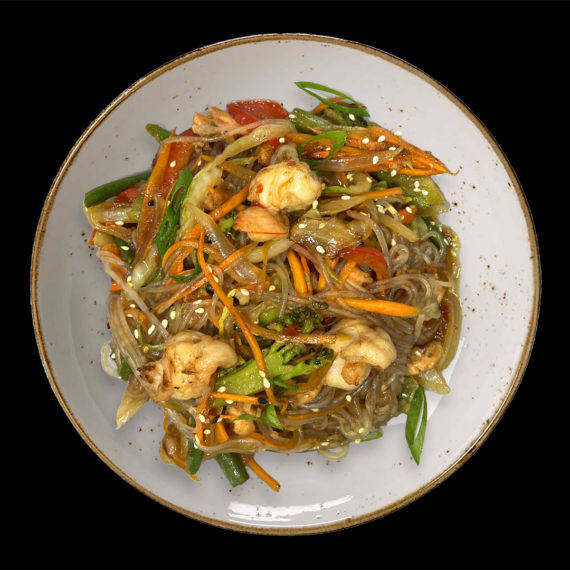 Wok с морепродуктами фунчоза
