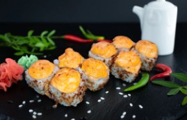Ролл Тори с жареным луком