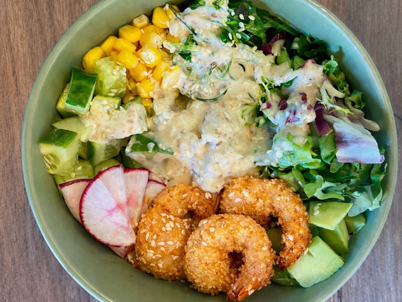 Боул с креветкой