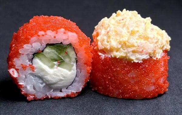 Микс ролл с креветкой