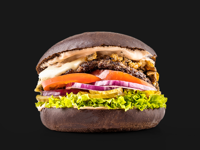 Бургер Грибной Black Angus