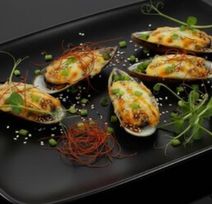 Мидии запеченные