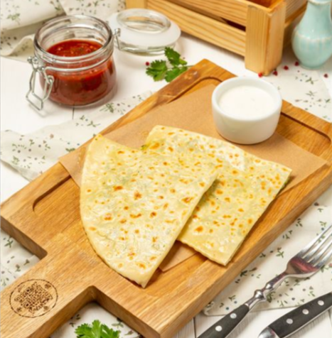 Кутаб со шпинатом и сыром