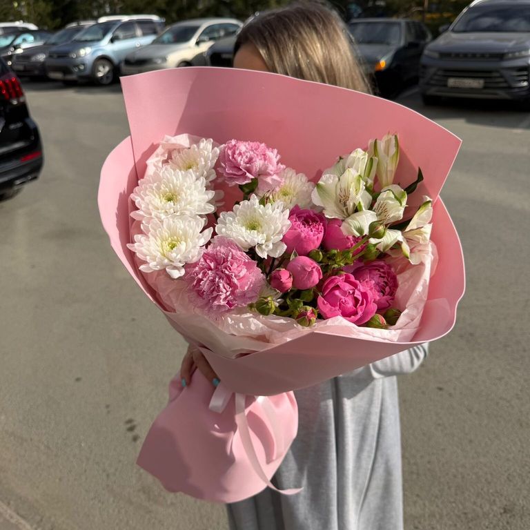 Пионовидный букет