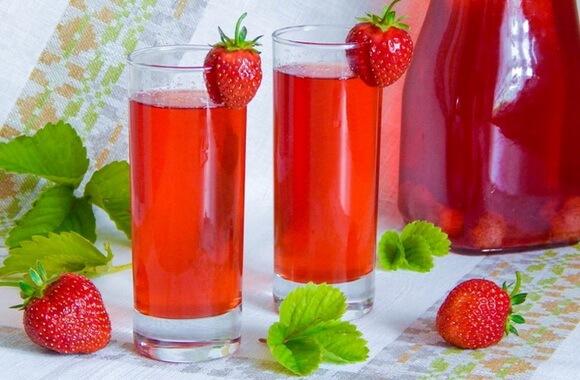 клубничный морс 250 мл