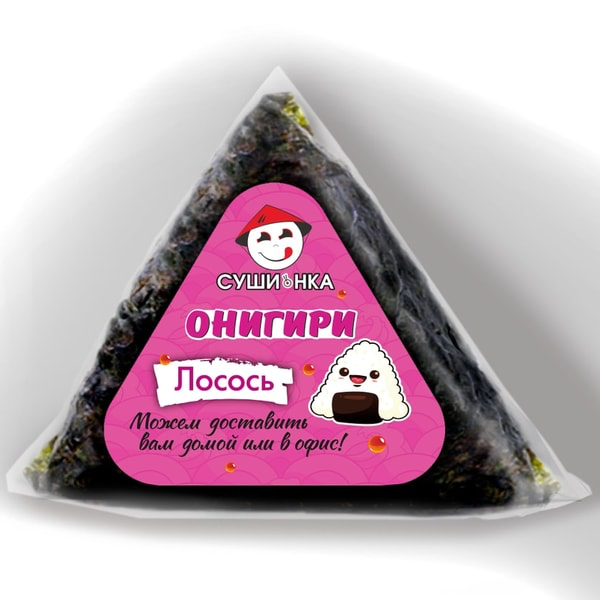 Онигири с лососем