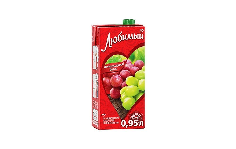 Сок Виноградный дуэт 0,95 л