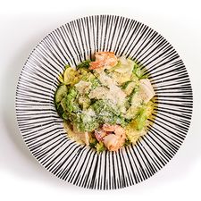 Теплый Салат с морепродуктами