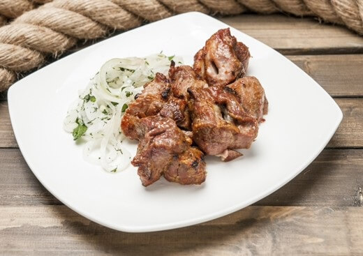 Шашлык из свиной шейки