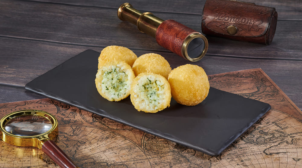 Рисовые шарики с сыром