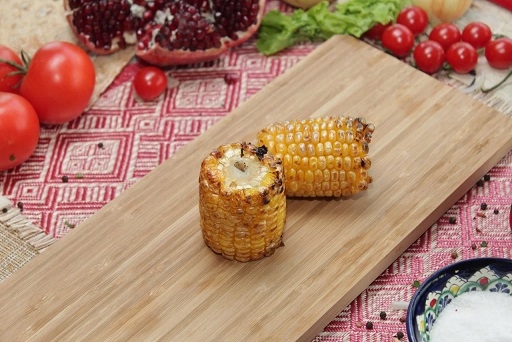 Кукуруза, запечённая на мангале