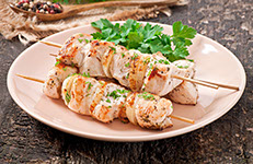 Шашлык из куриной грудки