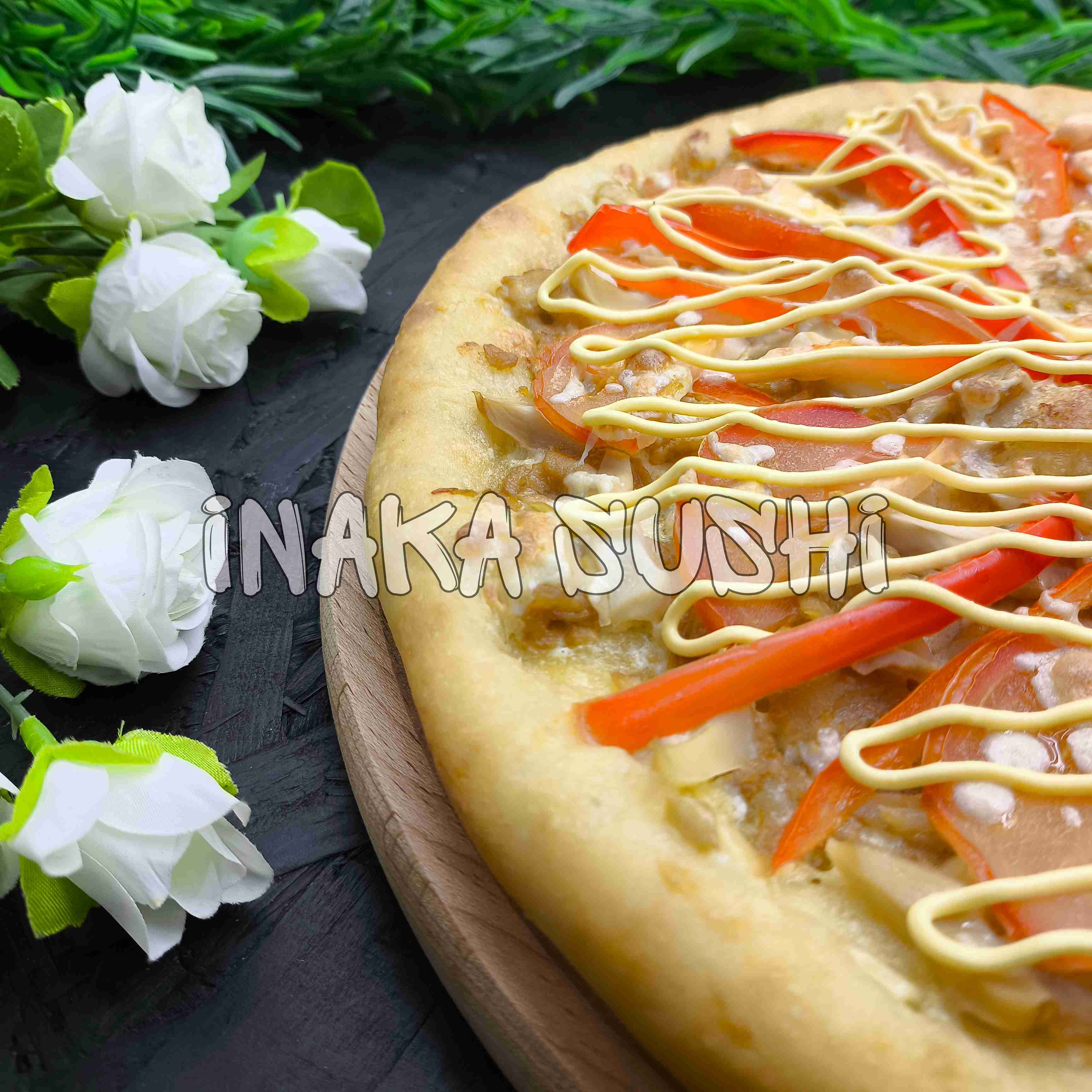 Пицца с курицей и грибами/28см