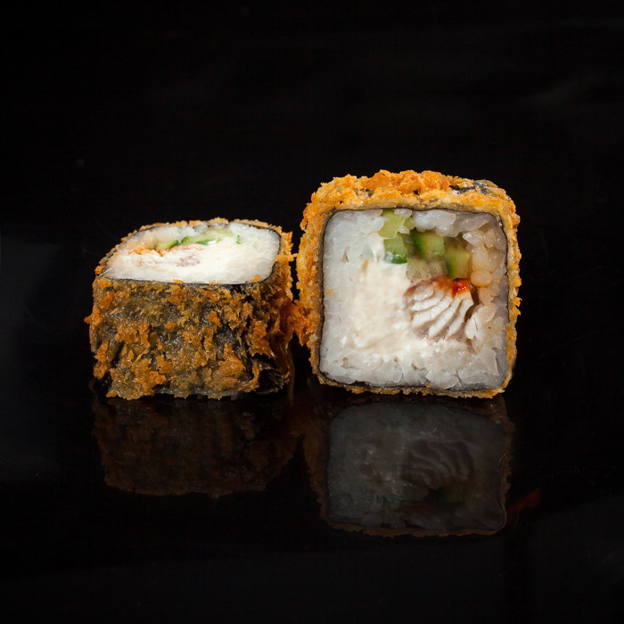 Жареный с угрем