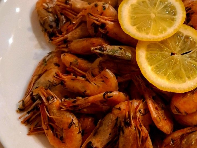 Креветки жаренные