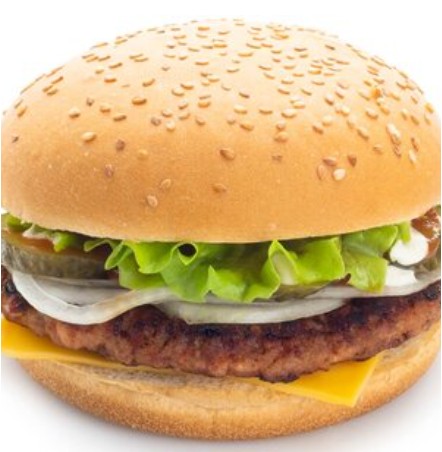 Чизбургер с маринованным огурцом