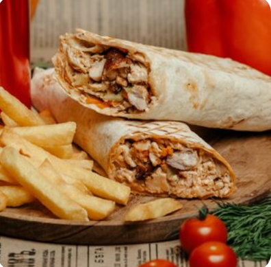 Шаурма-комбо с бараниной