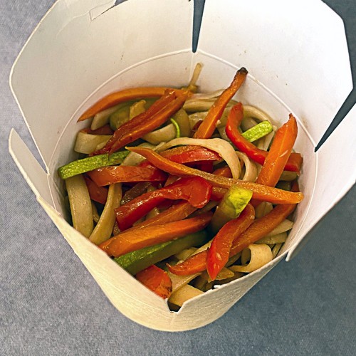 Лапша с овощами удон