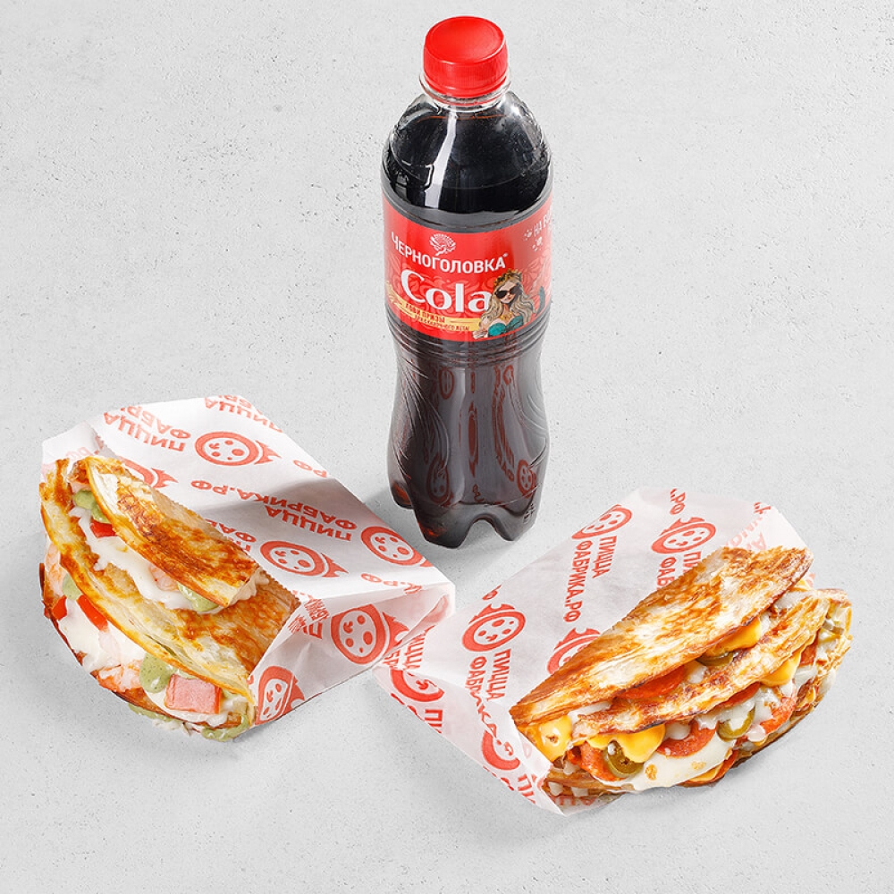 Два кранча и напиток