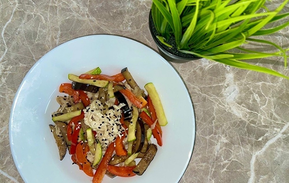 Wok с овощами