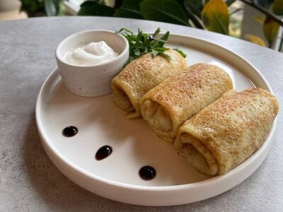 Блины с мясом