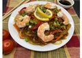 Рисовая лапша с морепродуктами