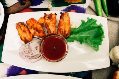 Шашлык из куриных крылышек