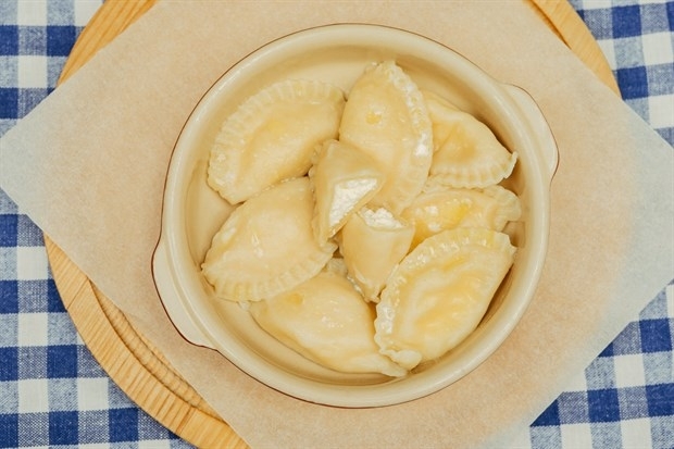 Сладкие вареники с творогом