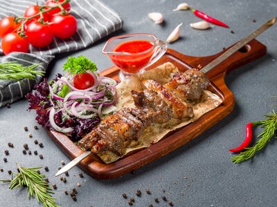 Шашлык кусковой из баранины