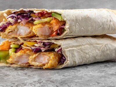 Шаурма с креветками