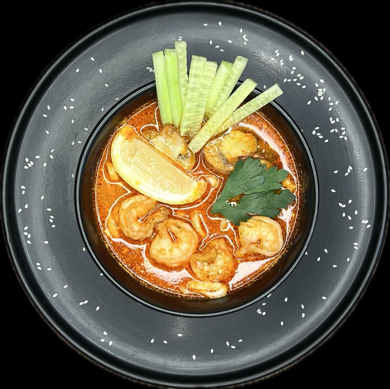 Лакса с креветками