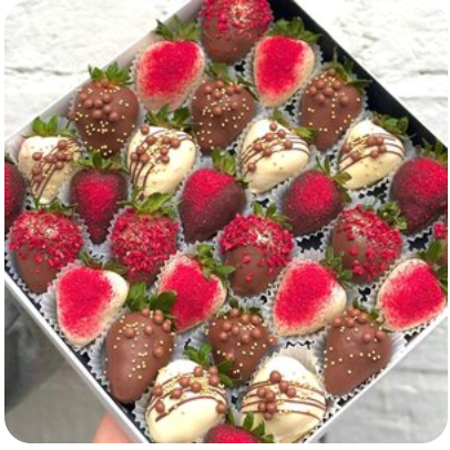 Клубника в шоколаде Romantic Evening L (30-36 ягод)