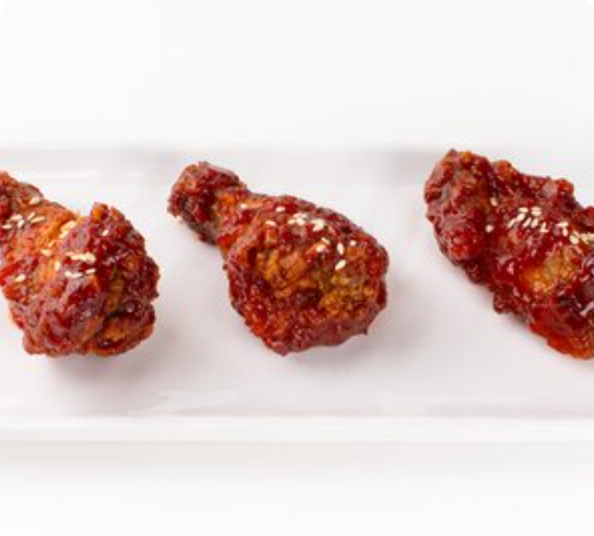 Крылья 3 шт. с медовым соусом