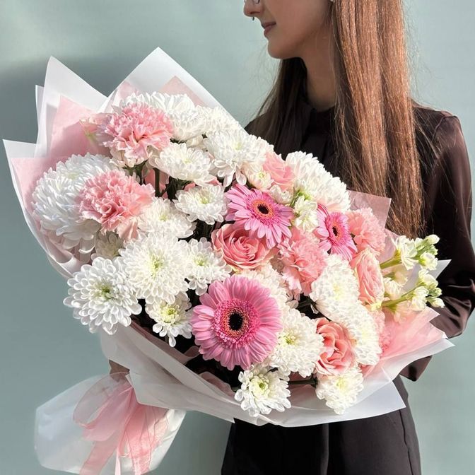 Букет Розовое облако