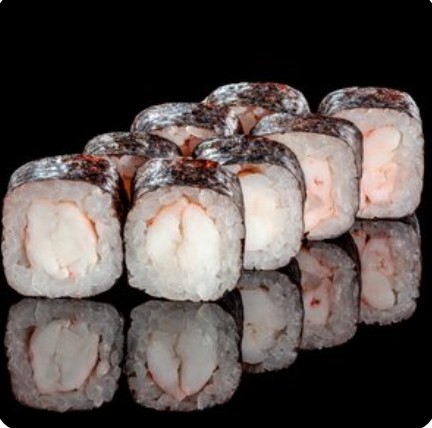 Маки с креветками