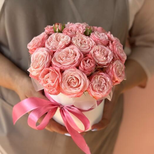 Короб.компл. с пионовид.нежными кустов.разочками