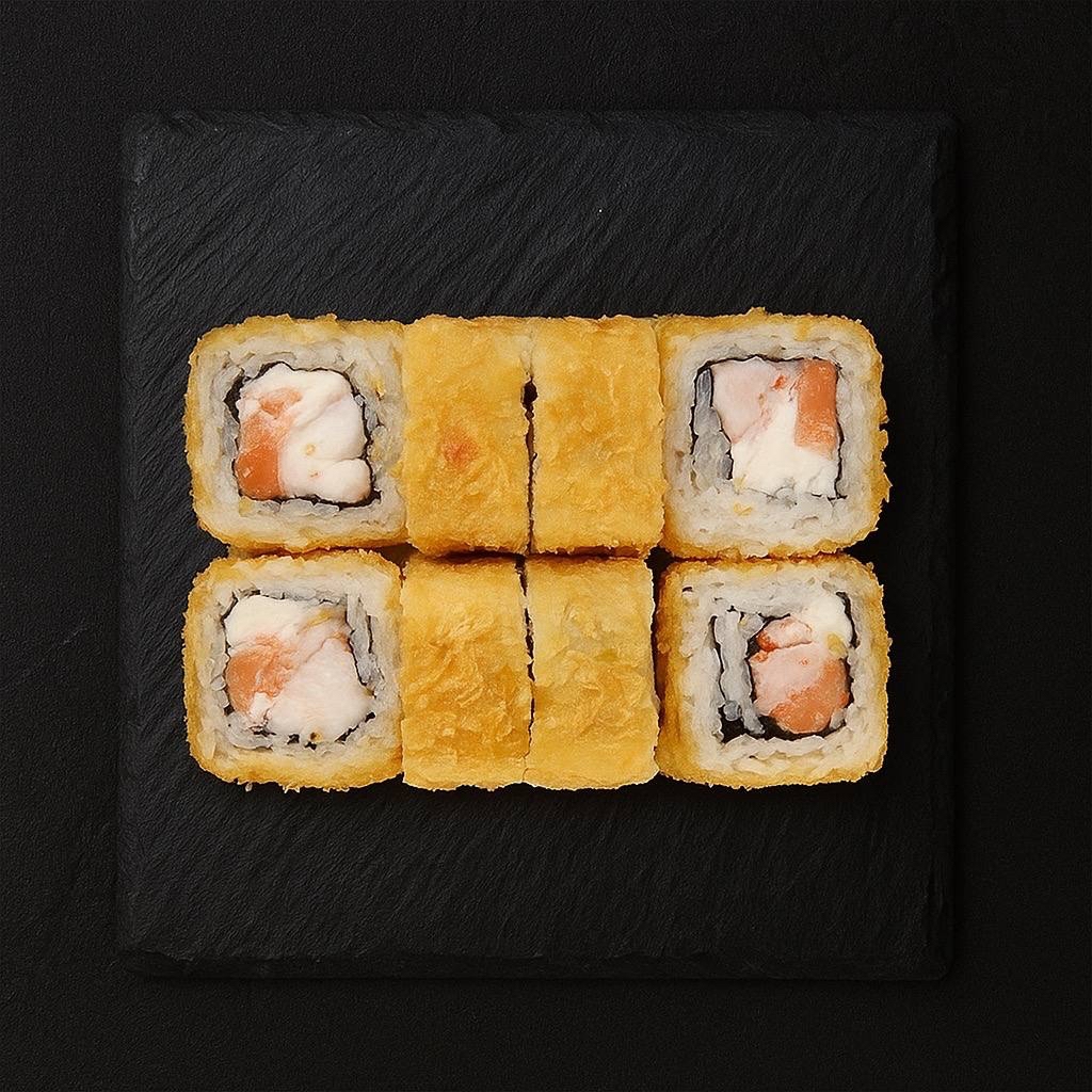 Лосось и креветка