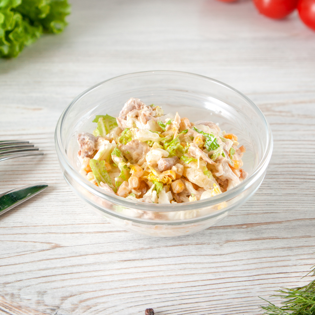 Курица с ананасами 150 грамм