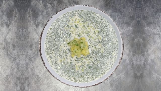 Окрошка овощная