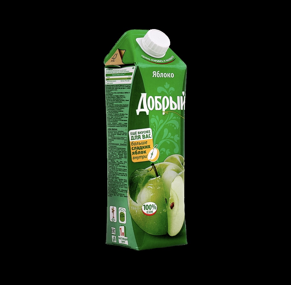 Сок натуральный «Добрый» в ассорт. 1л